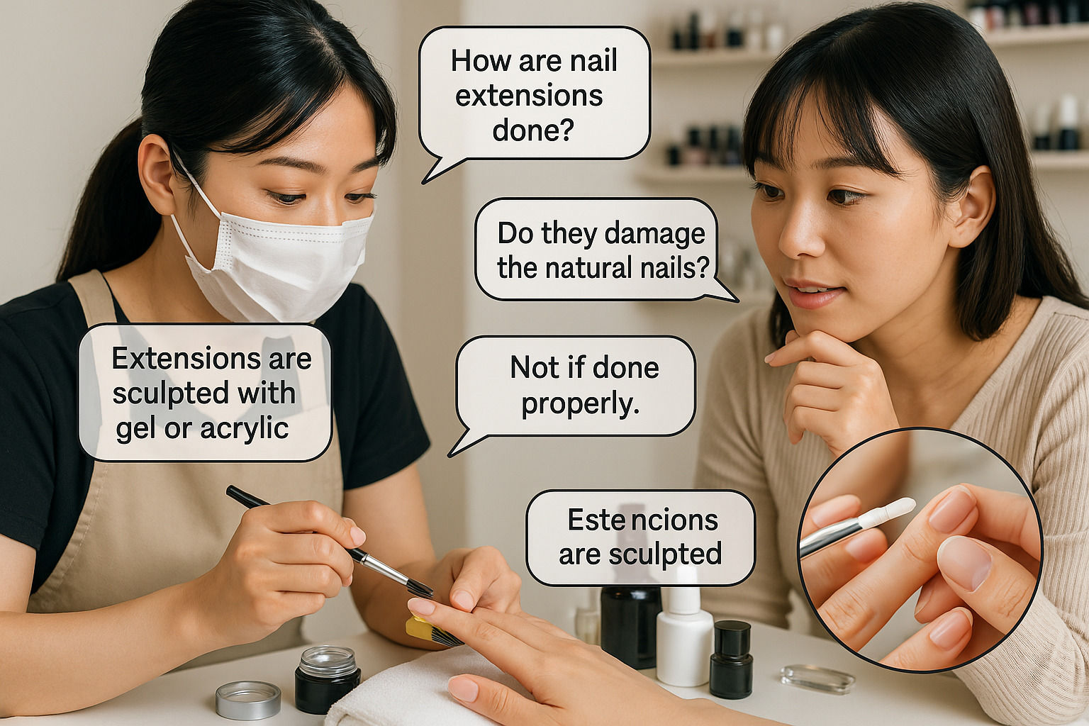 Discuss Nails 深爪でもネイルの長さ出しはできる?プロが教える方法とコツ 完全ガイド - 深爪矯正navi